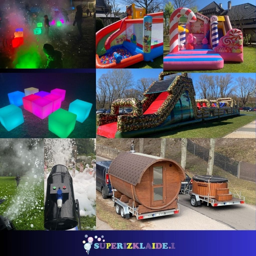 Piepūšamās atrakcijas